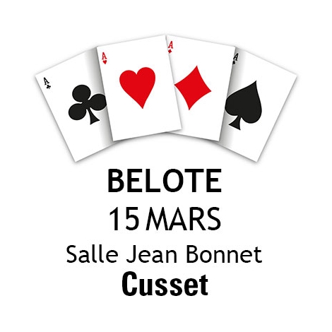 Concours de belote - 15/03/2025