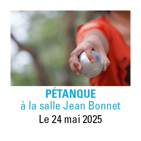 Concours de pétanque - 17 mai 2025