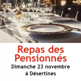 Repas des pensionnés - Montluçon - 16/11/2025
