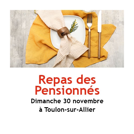 Repas des pensionnés - Moulins - 30/11/2025
