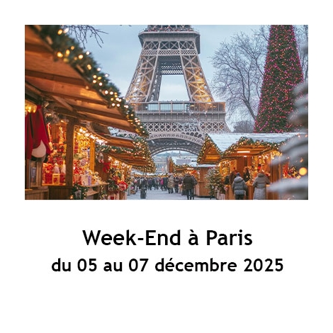 Week-end à Paris - 5 au 7 décembre 2025
