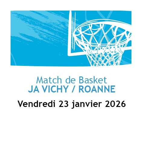 Match de basket - JA VICHY/ROANNE - 23 janvier 2025