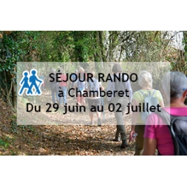 Séjour randonnée en Corrèze - 29 juin au 2 juillet 2026