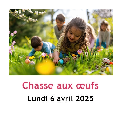 Chasse aux œufs - 6 avril 2026