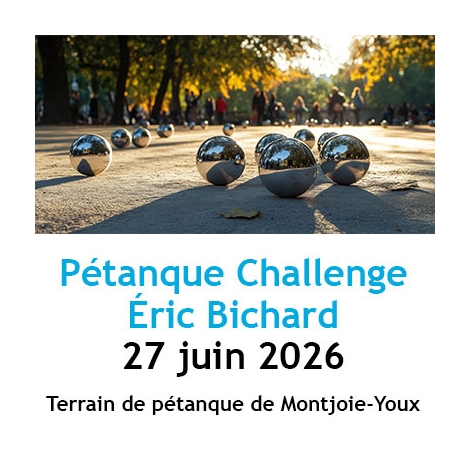 Concours de pétanque " Challenge Eric BICHARD " - 27 juin 2026