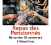 Repas des pensionnés - Montluçon - 8 novembre 2026