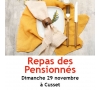 Repas des pensionnés - Moulins - 29 novembre 2026